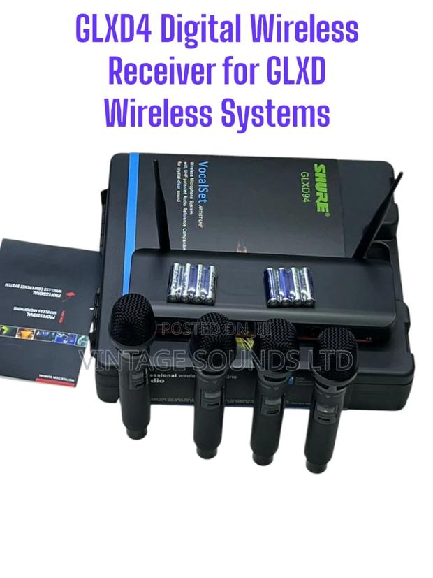 Shure Glxd94 -4pcs Digital Wireless System (Black New ) - main view
