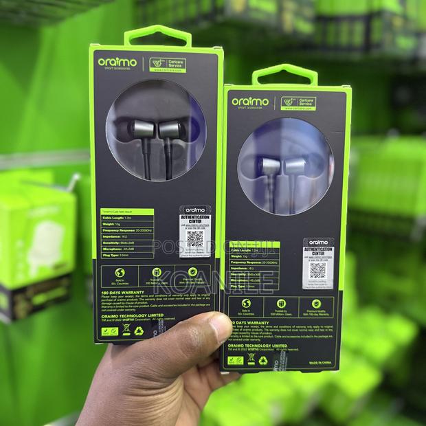 Oraimo TRUMPET 3oep- E40 Earphone With Mic - thumbnail 2