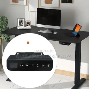 Office Tables:140cm Electric Adjustable Alloy Standing Desk