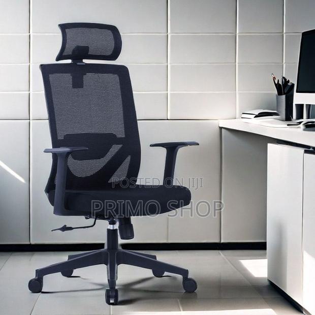 Orthopedic Seats; Ergonomic Ink Textile Task Chair - main view