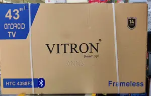 Vitron 43 Inch Smart Tv With Bluetooth ~ Frameless