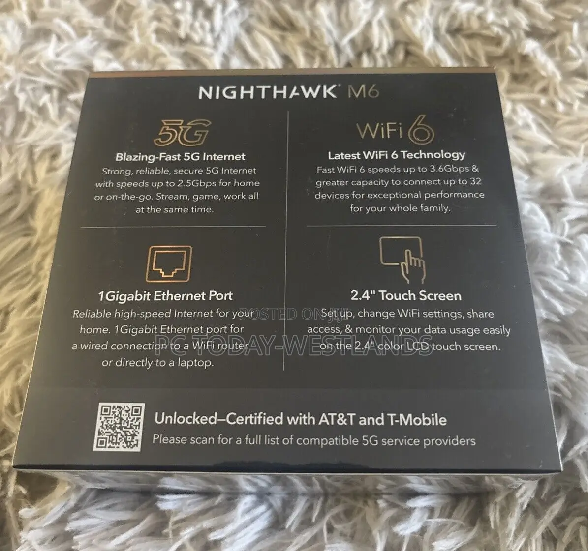 Netgear Nighthawk M6 5G Mobile Hotspot Dualband Wifi Router