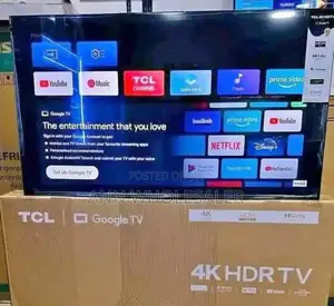 TCL 50 Inch 4 K HDR TV Goggle Tv