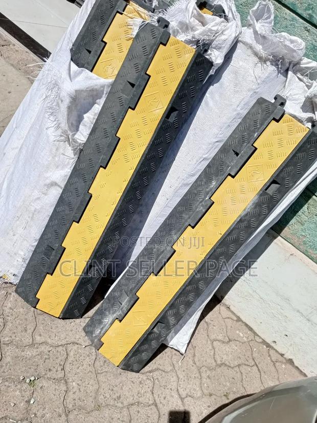 Two Channel Cable Rubber Protector/ Track Safe. - thumbnail 3