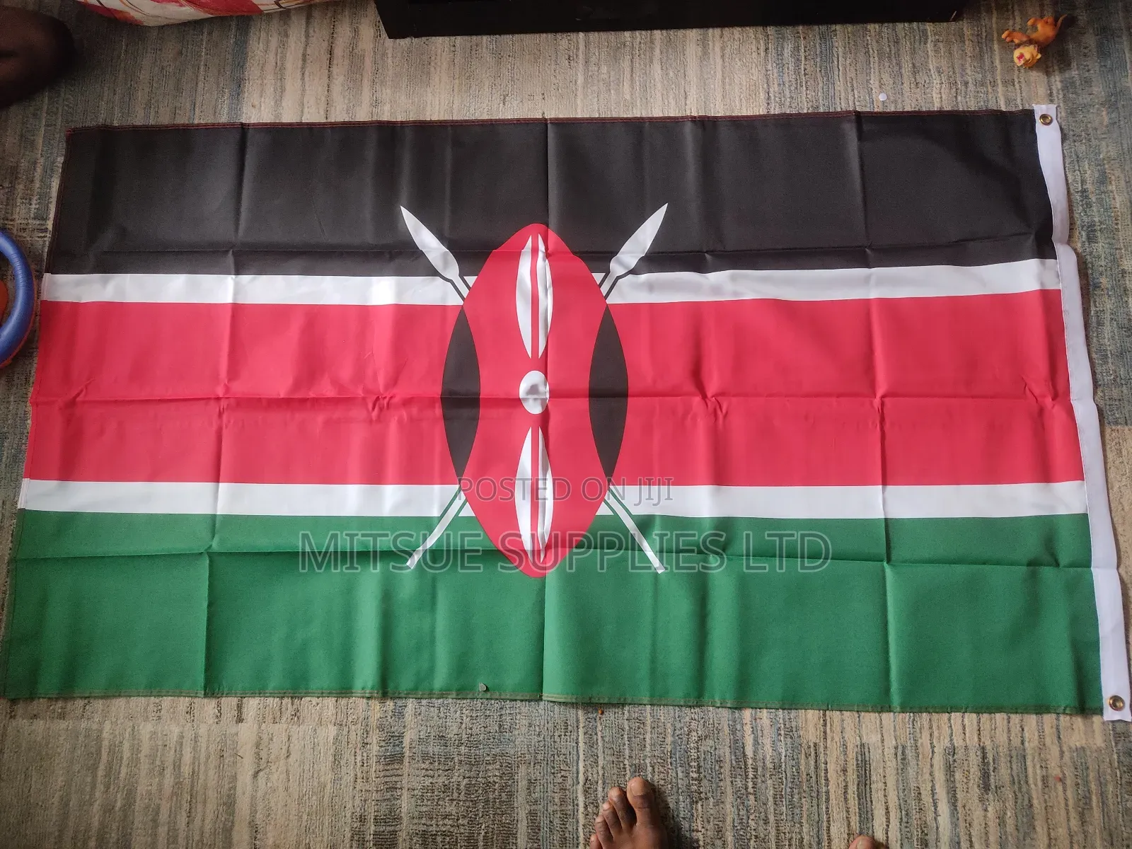 Country National Flag for Kenya 36x 58 Inch Cloth