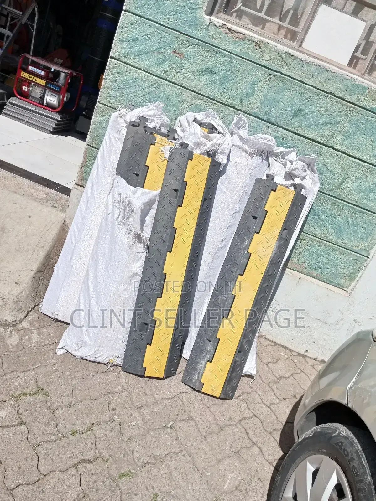 Two Channel Rubber Cable Protector/ Flexi Cover.