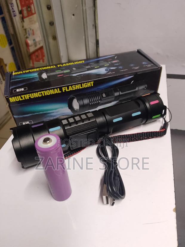 Multifunctional Flashlight Torch Water Proof Zooming Light - main view