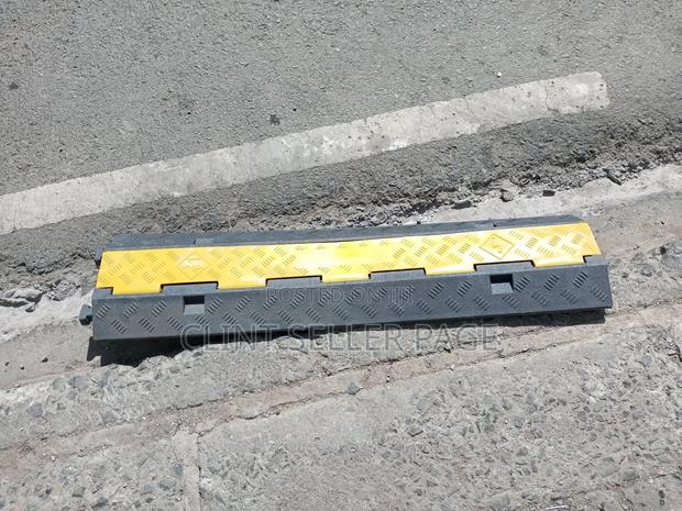Two Channel Rubber Cable Protector/ Flexi Track. - thumbnail 2