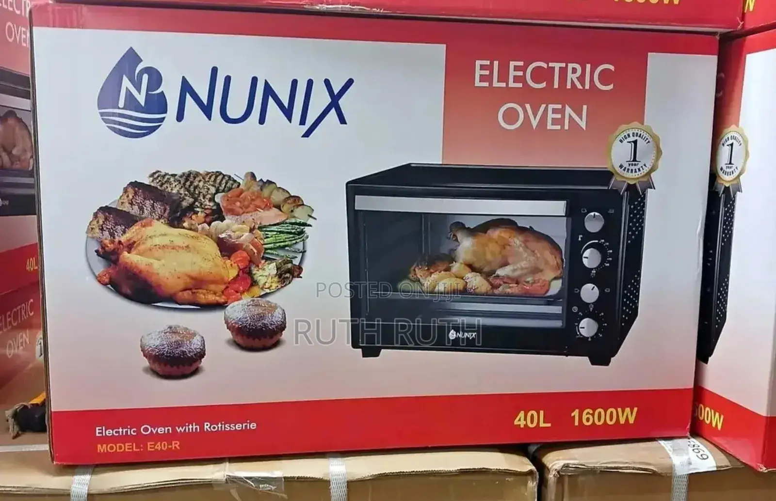 Nunix 40 Litres Electric Oven