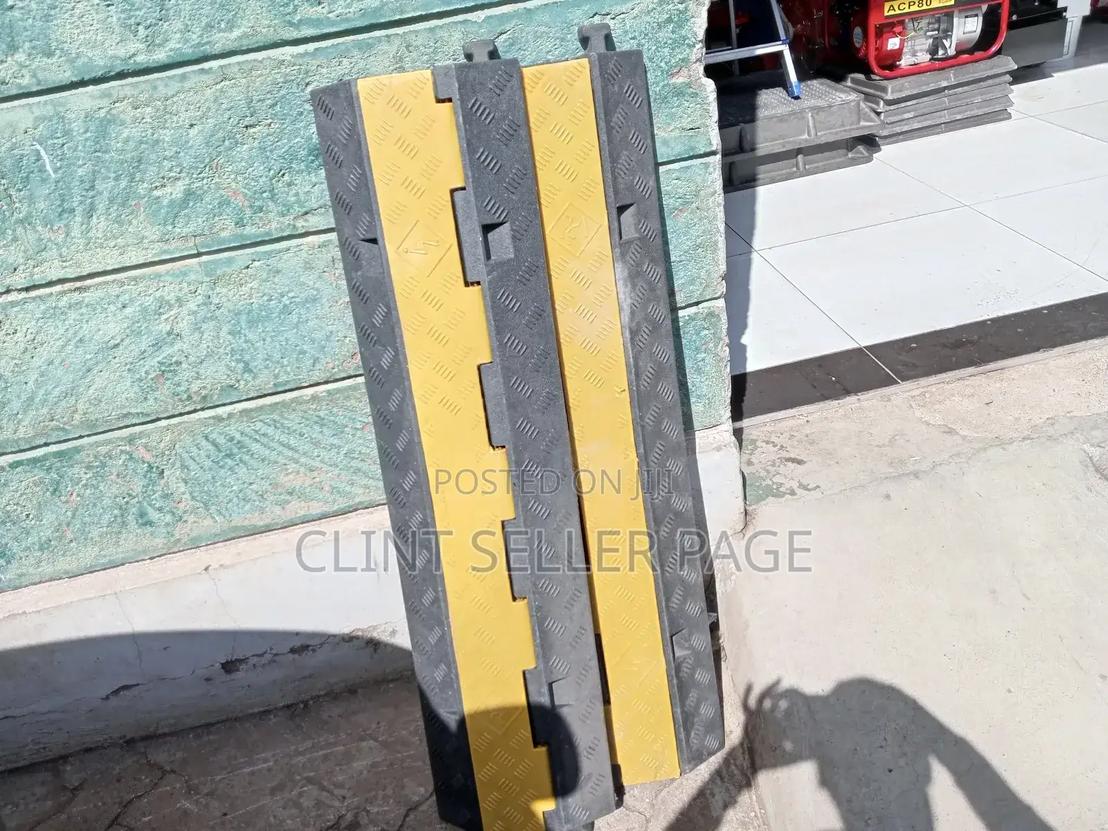 Two Channel Rubber Cable Protector/ Channel Lock.