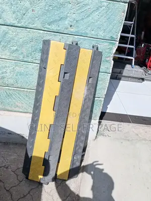 Two Channel Rubber Cable Protector/ Safe Cover.