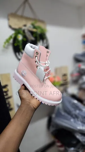 Pink Ladies Timberland Boots