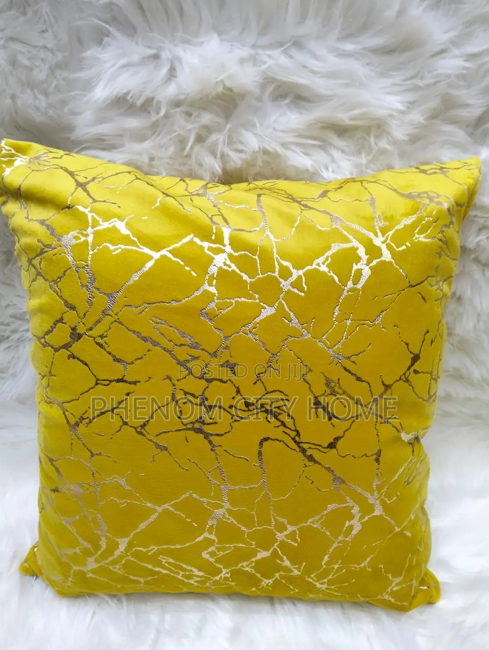 Throwpillow and Cases With Gold Prints