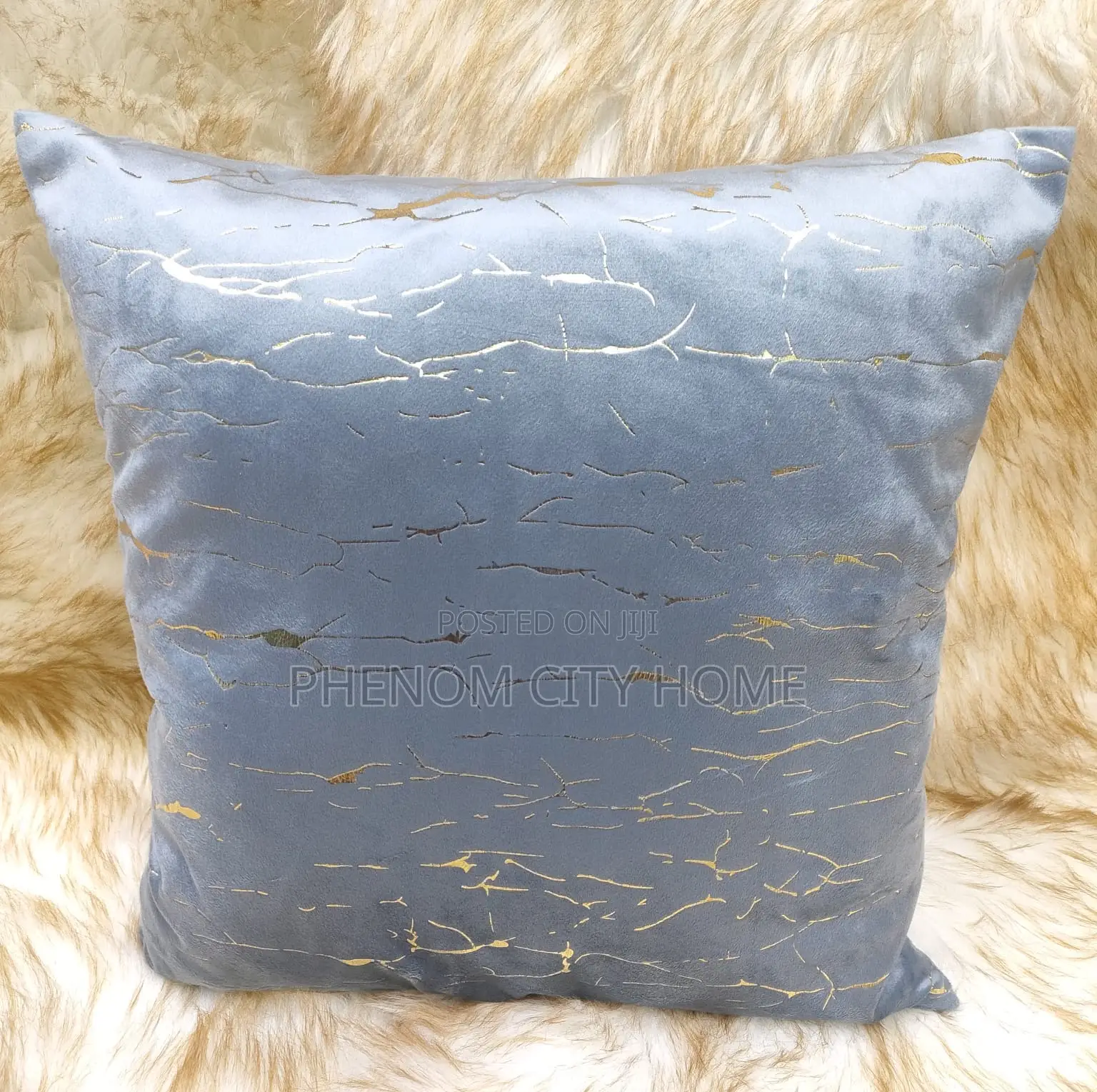 Throwpillow and Cases With Gold Prints
