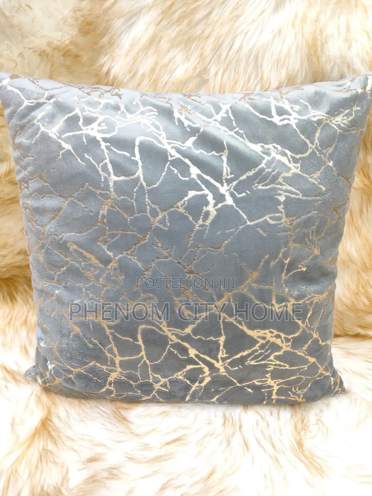 Throwpillow and Cases With Gold Prints