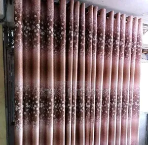 Curtains Chocolate Flowers