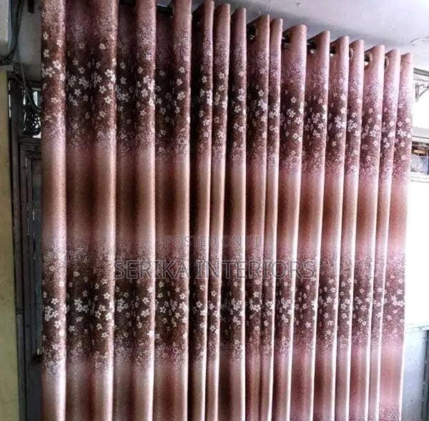 Curtains Chocolate Flowers - main view