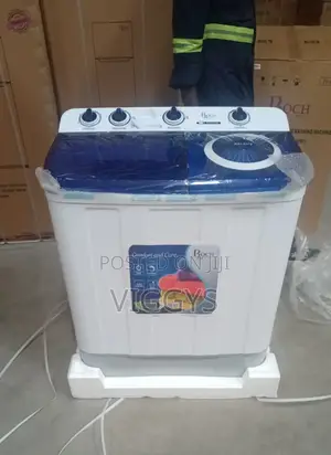 Roch 10 KGS Semi-Automatic Washing Machine, - White