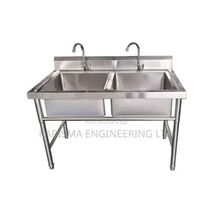 Commercial Double Bowl Sink