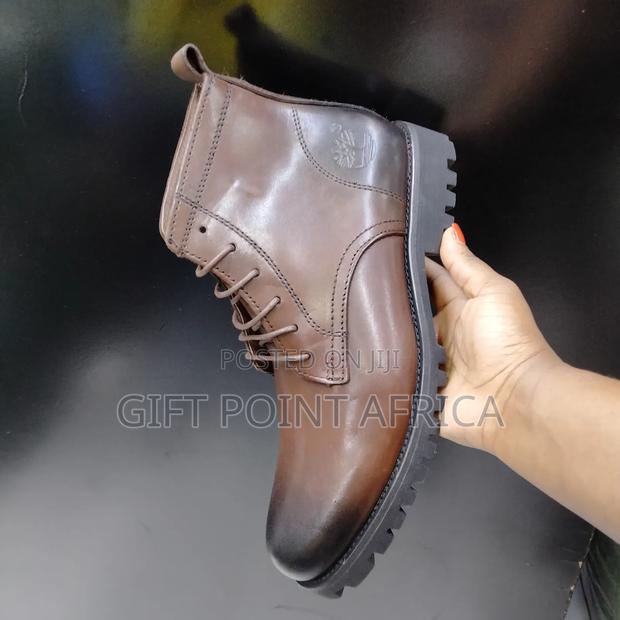 Coffee Brown Timberland Leather Boots for Men - thumbnail 2