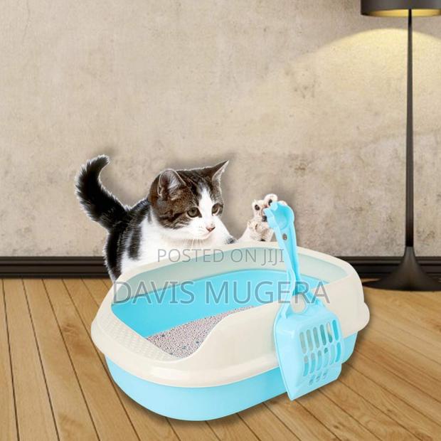 Cat Toilet Bedpan Litter Box Tray (40cm*29cm*13.5cm) - main view