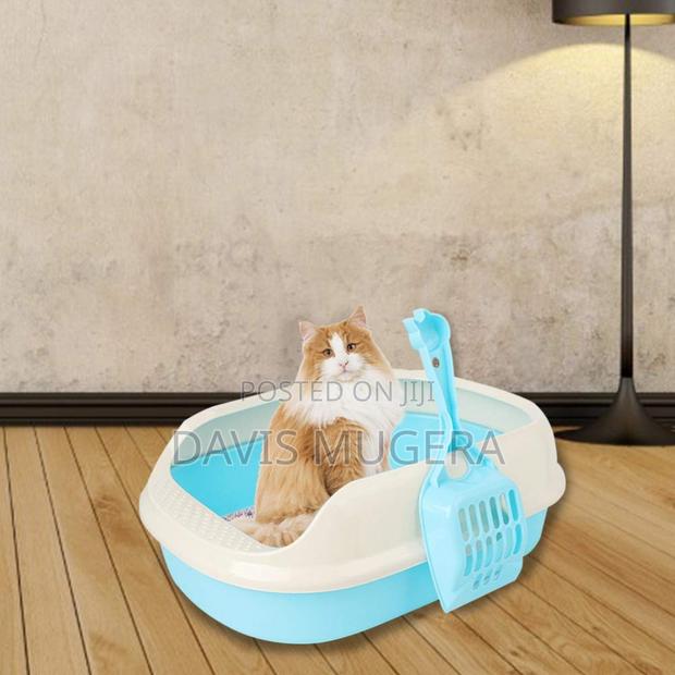 Cat Toilet Bedpan Litter Box Tray (40cm*29cm*13.5cm) - thumbnail 2
