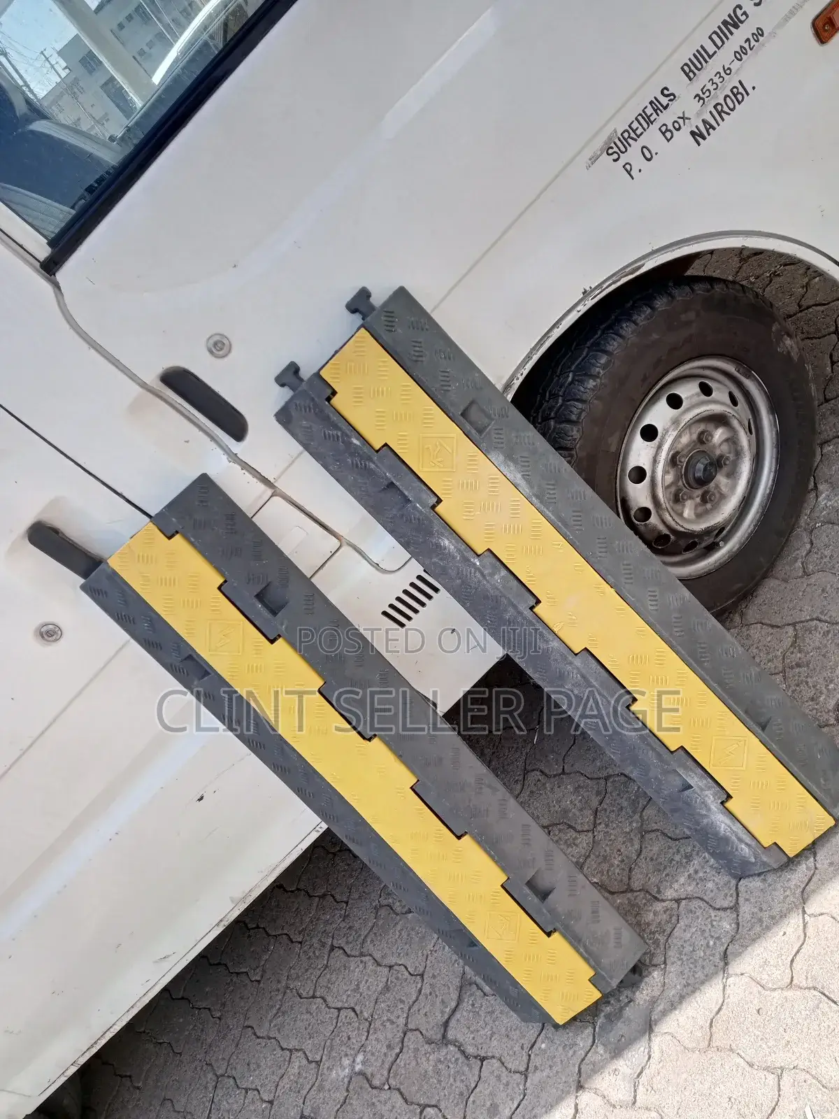 Two Channel Rubber Cable Protector/ Line Secure.