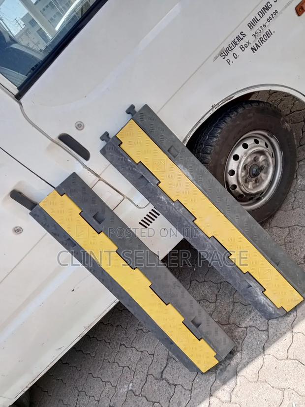 Two Channel Rubber Cable Protector/ Line Secure.
