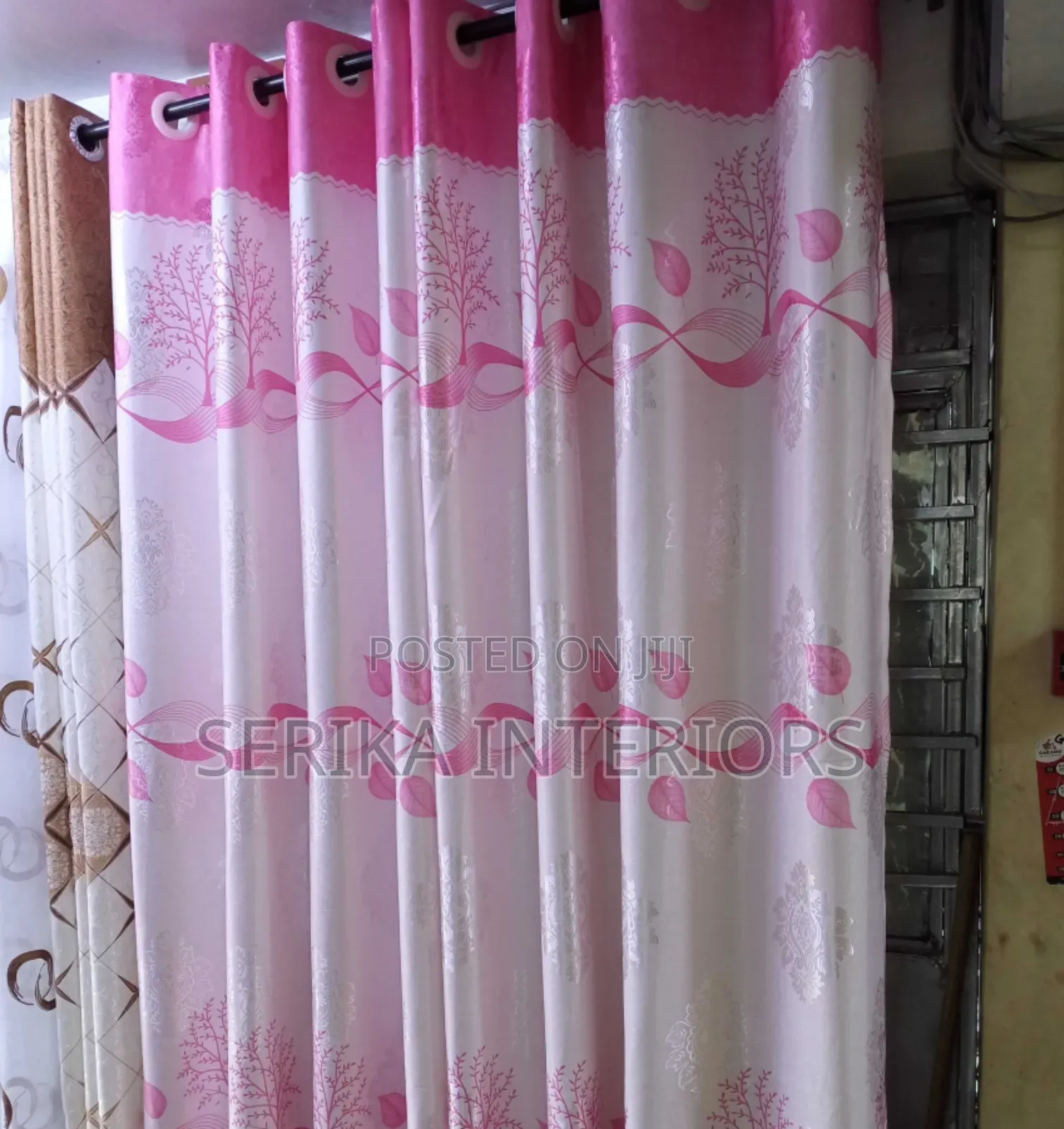 Curtains Hot Pink Curtains Flora
