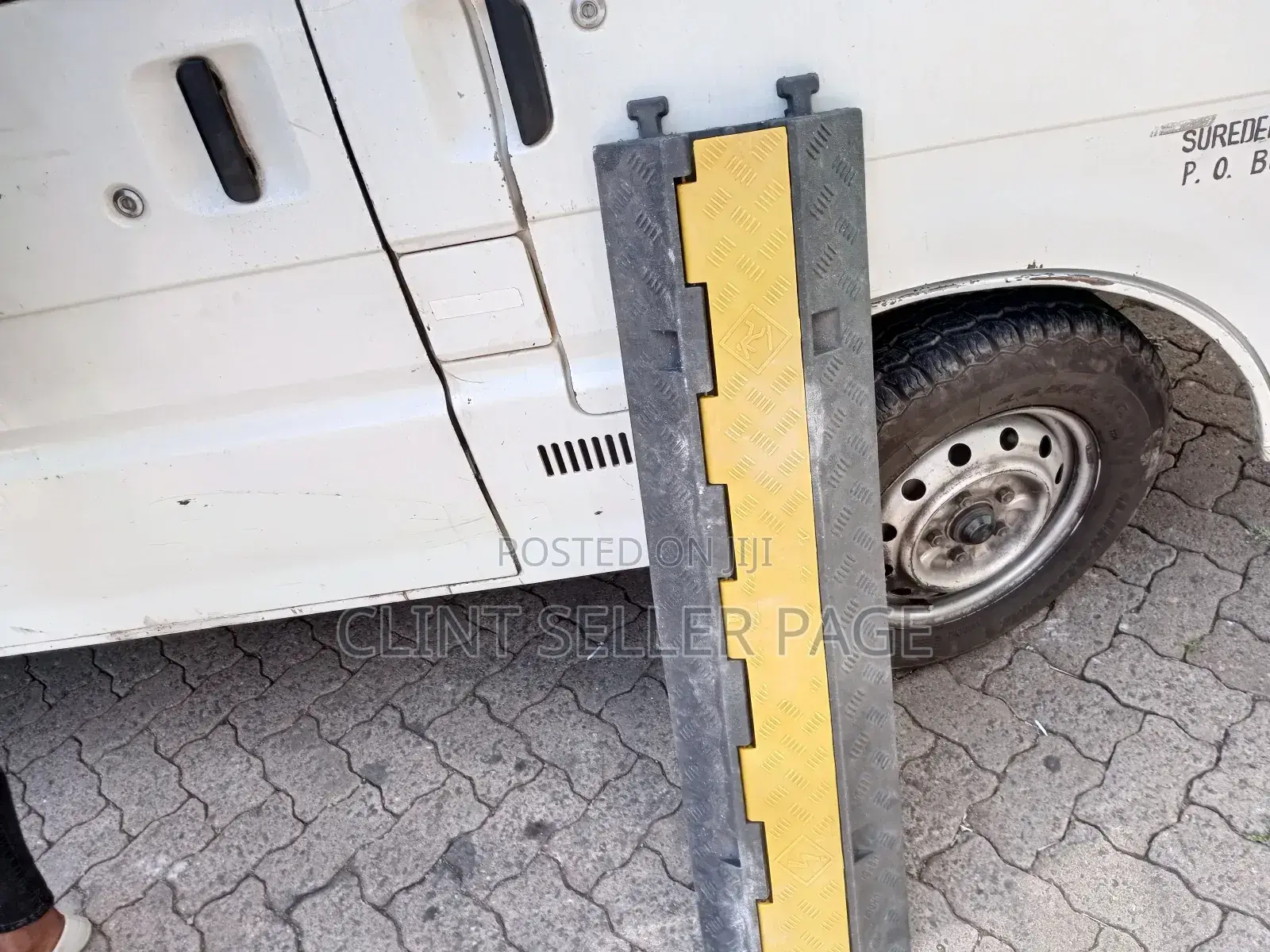 2 Channel Rubber Cable Protector/ Cable Path.