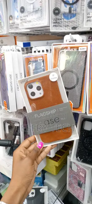 iPhone 14 Pro Max Case Nylon Carbon Fiber Protection-Brown