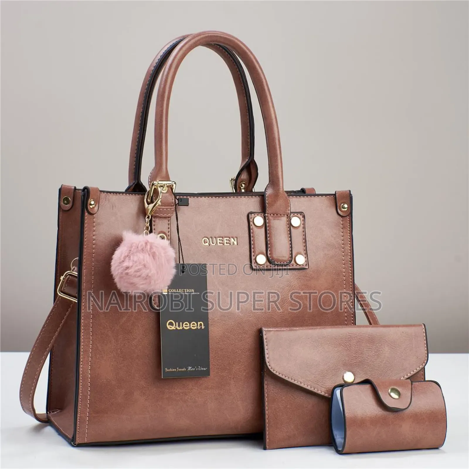 Queen 3in1 Ladies Leather Handbags
