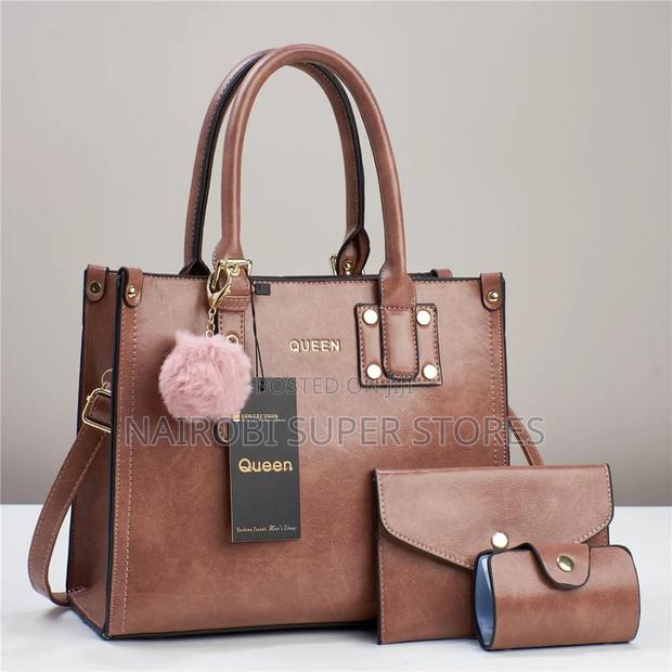 Queen 3in1 Ladies Leather Handbags