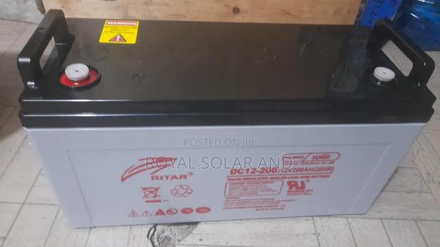 200ah 12v Ritar Battery Gel