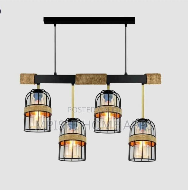 4 in 1 Pendant Light With Straight Base - main view