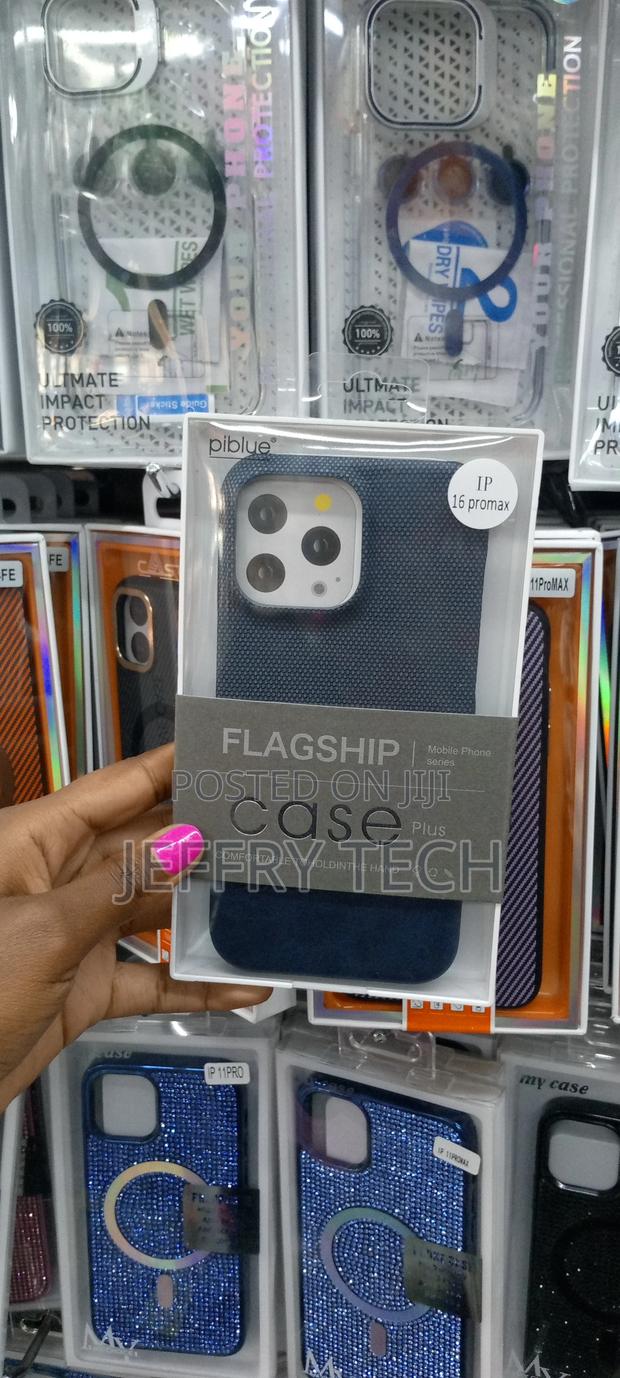 Nylon Carbon Fiber for iPhone 16 Pro Max -Blue