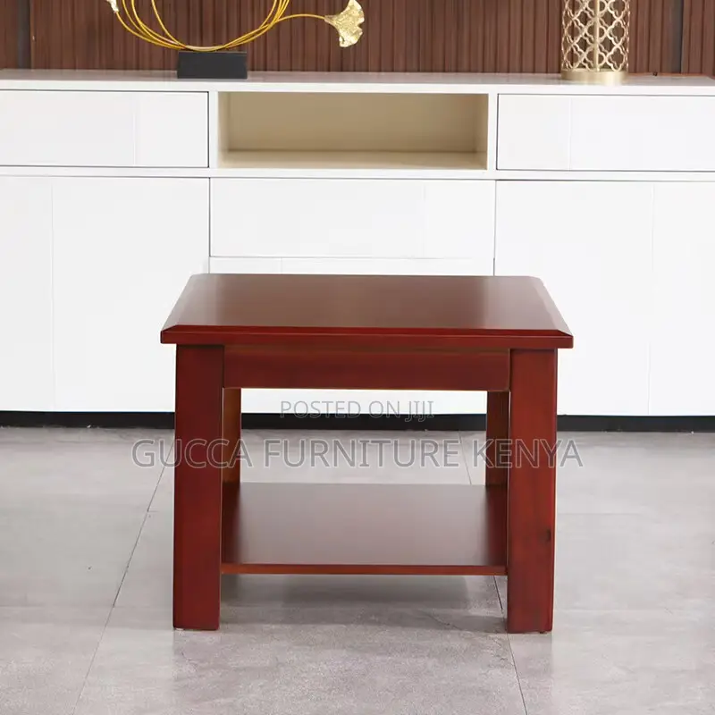 Coffee Tables: Office Conference Room Mahogany Coffee Table