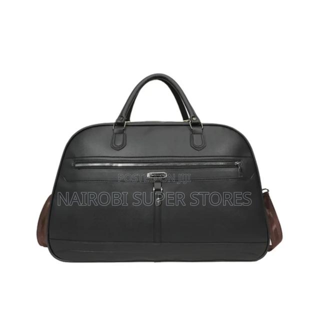 Leatherware Duffel Bag With Shoulder Strap Leather - thumbnail 3