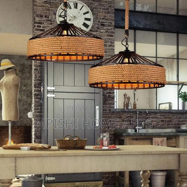 Hemp Rope Pendant Light 30cm - thumbnail 5