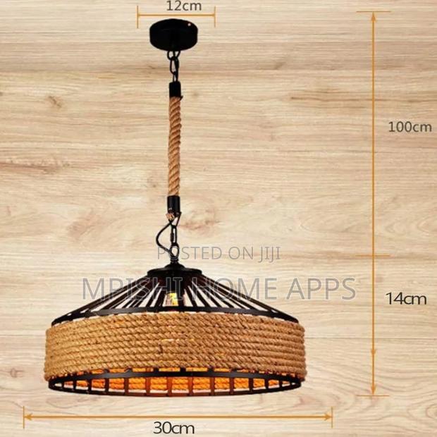 Hemp Rope Pendant Light 30cm - thumbnail 2