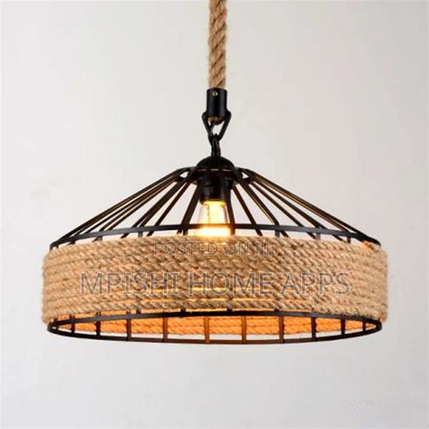Hemp Rope Pendant Light 30cm