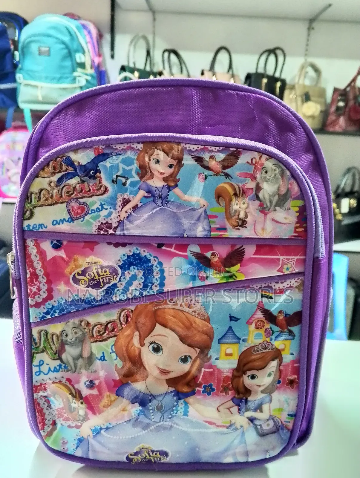 Sofia The First Kindergarten School Bag