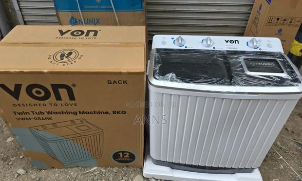 Von 8kgs Top Load Wash /Spin Washing Machine - thumbnail 2