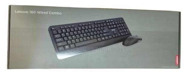Lenovo 160 Wired Keyboard Mouse Combo
