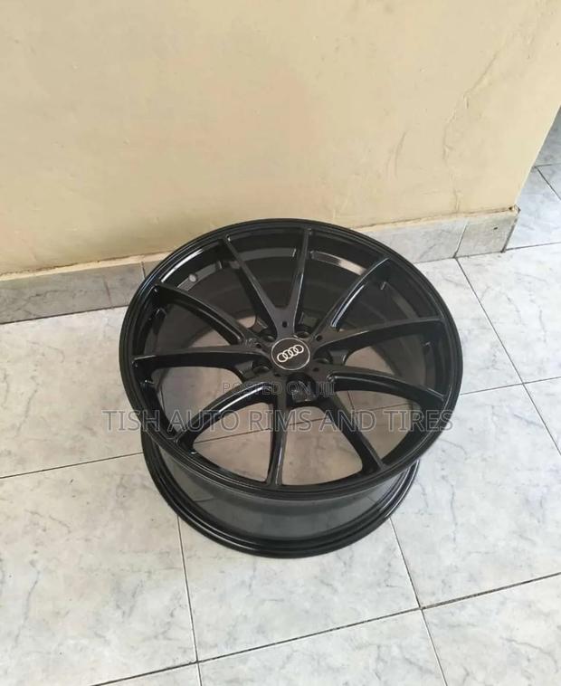 Black 18 Inch Audi Rims Set