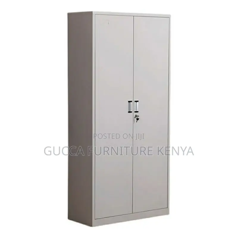 Cabinets:Trendy Chalk Steel 2-Locking Door Office Cabinet