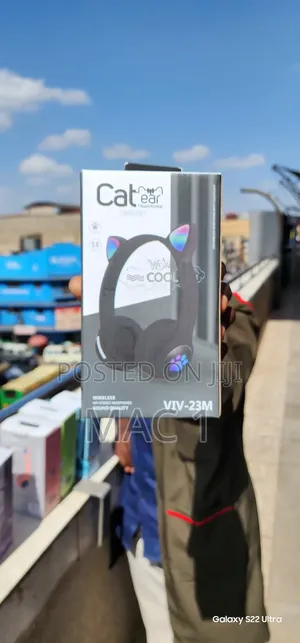 Cat Ear Pink Kids Cat Ear Headphones /Silent Headphones