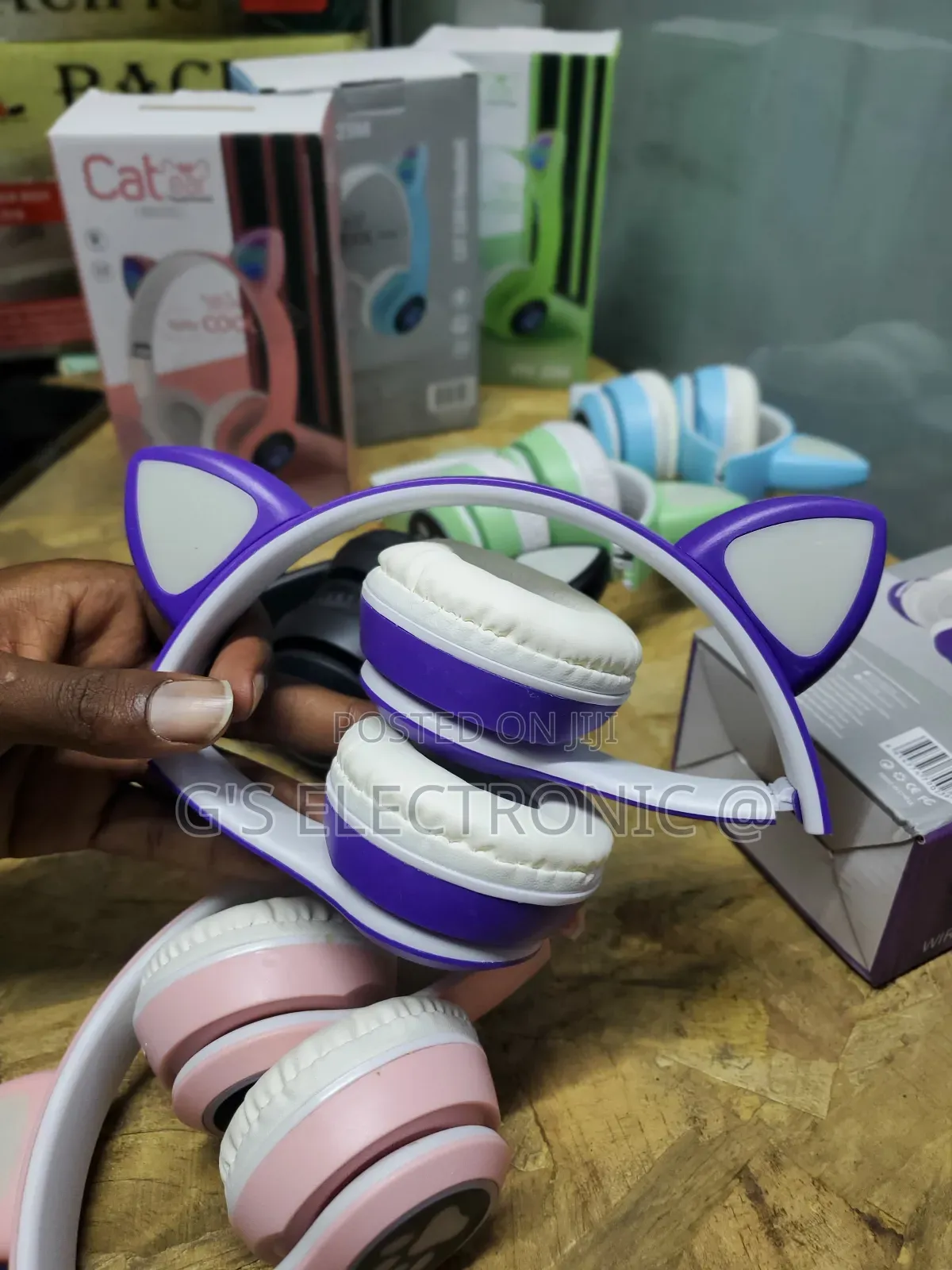 Kids Headphones (Blue/Pink/Black/Green/Purple)
