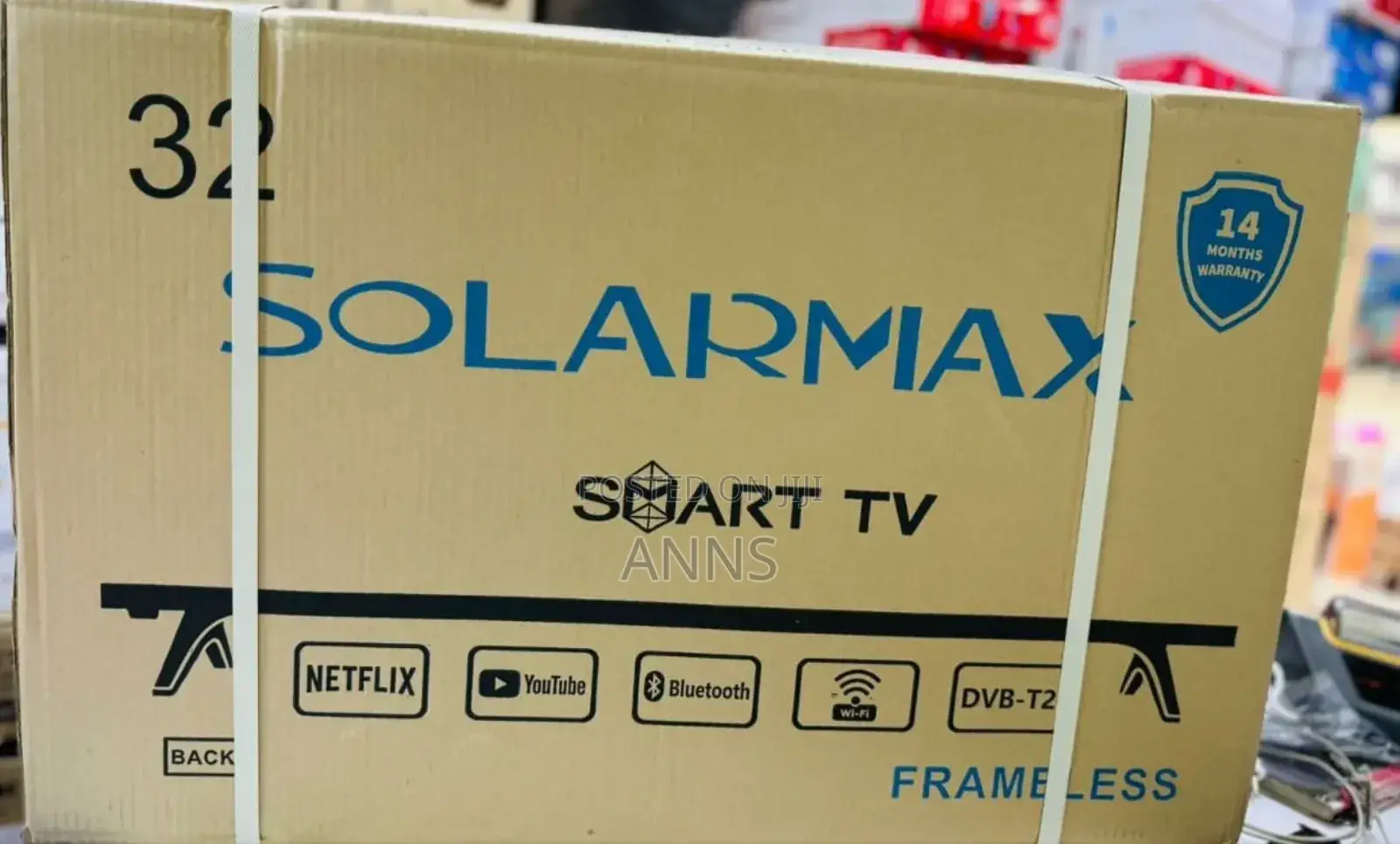Solamax 32 Inch Smart Android Television Frameless