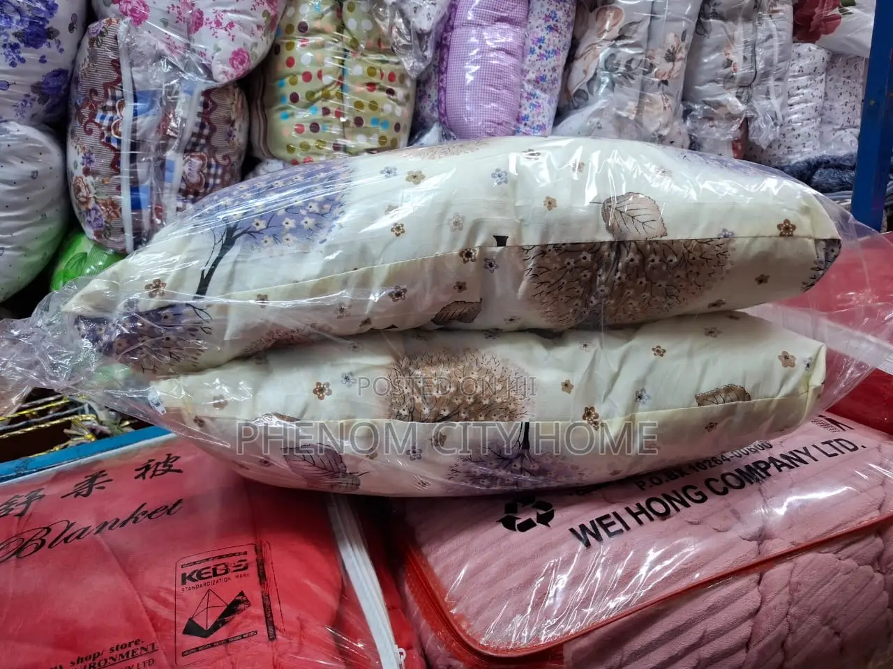 Bed Pillows Available at the Shop